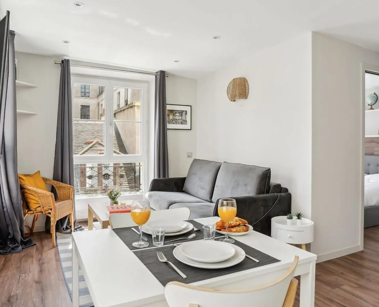 Апартаменты Marais 1br Cosy Charm Париж